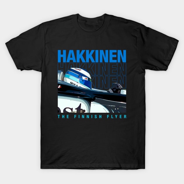 Mika Hakkinen 98 99 Champion T-Shirt by stevenmsparks